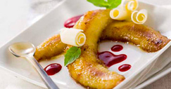 Banane flambée