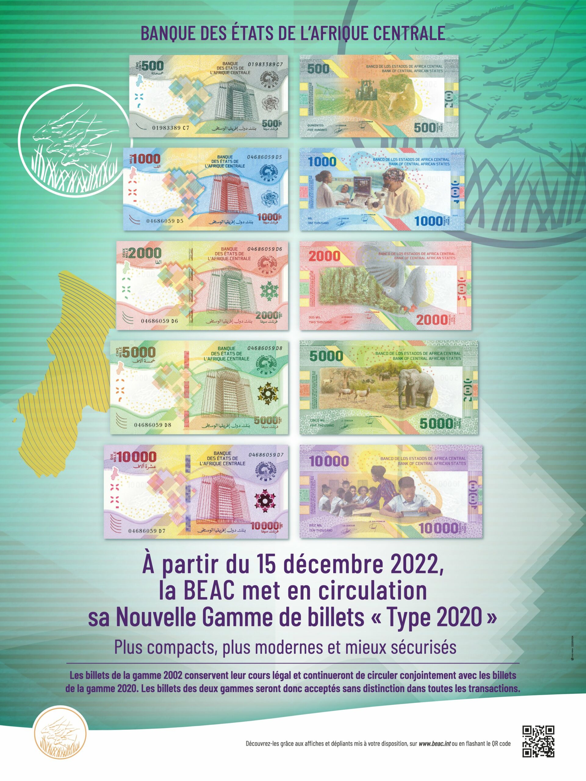 Nouvelle gamme de billet Type 2020