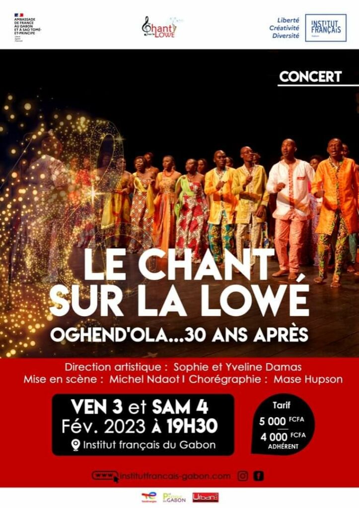 Concert vendredi 3 et samedi 4, lLe chant sur la lowé. Oghendo'ola...30 ans après.